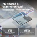 Motorola Edge 50 Fusion 8/256GB, 3 años de garantía, Pantalla sin límites de 6,67” y Dolby Atmos®, Sistema de cámaras Ultra Pixel de 50 MP, Carga TurboPower™ de 68 W (Incluido), Dual SIM. Azul - 5