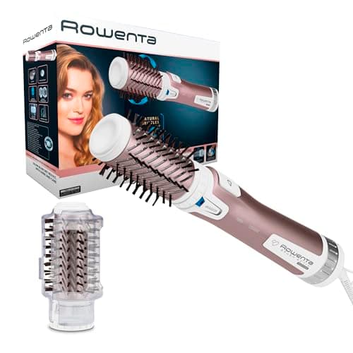 Rowenta Cepillo Brush Activ Premium Care - Cepillo de Aire, movimiento giratorio automático con dos controles de rotación, secado simultáneo, doble emisor de iones, dos ajustes de velocidad, CF9540