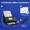 Scanner Epson WorkForce ES-580W, scanner di file (scansione senza PC, da 35 a 70 immagini al minuto, fino a DIN A4, scansione fronte-retro in un unico passaggio, allineamento automatico) Taglia unica - 4