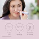 Panasonic ES-EYL9-P503 Cordless Wet & Dry Epilator and Eyebrow/Facial Epilator for Women, Short Hair Removal, 3 Speeds, Foot Care Accessories and Bikini Trimmer, White/Light Purple - 7