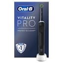 Oral-B Vitality Pro Cepillo de Dientes Eléctrico con Mango Recargable y 1 Cabezal, Diseñado Por Braun, Regalos Originales - Negro - 1