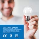 Linkind Dimmerabile Lampadine LED E27, Golf P45/G45, 4,2W(Equivalenti a 40W), Luce Bianca Fredda 6500K, 470 Lumen, Pacco da 6 - 5