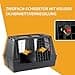 Ferplast Atlas CAR 80 Scenic Dog Crate Extra Ventilation Storage Compartment Double Sliding Opening with Safety Hook Drip Mat L 82 x W 51 x H 61 cm - Max 20 kg - 6