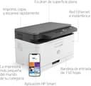 HP Color Laser MFP 178nw 4ZB96A, Impresora Láser Color Multifunción, Imprime, Escanea y Copia, Wi-Fi, Ethernet, USB 2.0 Alta Velocidad, Smart App, Panel de Control LCD, Blanca y Gris - 3