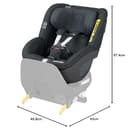 Maxi-Cosi Pearl 360 i-Size, Baby Car Seat, 3 months-4 years (61-105 cm), 360 Car Seat swivel, One-Hand Rotation, ClimaFlow, Easy-In Harness, G-CELL Side Impact Protection, Authentic Graphite - 13