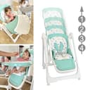 Twinly - Trona bebé Evolutiva Hamaca columpio multifunción Movity PRO con arco de Juguetes - Plegable y ajustable con Reductor Arnés 5 puntos y Bandeja extraíble - 0m+ a 15kg (Menta, Movity Pro) - 6