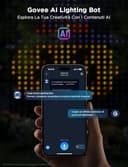 Govee Curtain Lights 3×2m, Tenda LED Intelligente con GIF Fai da Te, Lucine che Cambiano Colore RGBIC, Natale Decorazione Dinamica Intelligente, Impermeabile IP65, Compatibile con Alexa, 1040 LEDs - 7