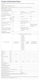 Hisense RS694N4IBE Freestanding Side-by-Side Door American Fridge Freezer 562L 91 x 178.65 x 74.3 cm (W x H x D), Black, Varnished Door, E rated - 11