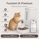 DAISTERN Distributore Automatico Cibo WiFi per Gatti e Cani con Telecamera HD 1080P, Dispenser Crocchette con Camera Rimovibile, Visione Notturna, Supporto 2,4G/5G, AI Funzione, Tuya App - 10