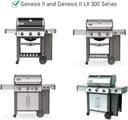 GFTIME Flavorizer Bars & Hitzereflektor für Weber Genesis II/LX 300 Series II E-310, II E-330, II E-335, II S-335, II LX S/E-340 (2017 und Neuer), Heizplatten Ersatzteile für Weber 66032 66040 - 8