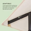 Blumfeldt Mondo - Pergola Party Tent Garden Tent Gazebo, Size: 2.95 x 2.6 x 2.95 m (WxHxD), 4 Side Panels, EasyMount Concept, Weather Protection: UV/Wind/Rain, Beige - 6