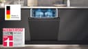 Siemens SN65ZX07CE, Stiftung Warentest Testsieger*, iQ500 Smarter Geschirrspüler Vollintegriert, 60 cm breit, Besteckschublade, Made in Germany, Zeolith Trocknung, extra leise, varioSpeed Programm - 3