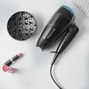 Remington Asciugacapelli 2000W - Pieghevole e Potente - Asciugacapelli da Viaggio, Bacchetta e Diffusore per styling, 2 livelli di riscaldamento e ventola, On The Go D1500 - 6