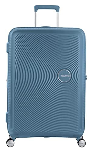 VALIGIA AMERICAN TOURISTER SERIE SOUNDBOX COLSTBLU CM 77 x 28 PESO 4,2 KG, Leggera, Blu Chiaro