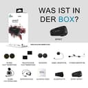 Cardo Motorrad-Gegensprechanlagen-Kit Bluetooth Spirit Duo Schwarz Zweierpackung - 2