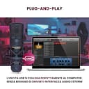 Marantz Professional MPM-2000U - Microfono USB a Condensatore per Gaming, Streaming, Podcast e Registrazioni PC/Mac - Cardioide, Shockmount, Cavo USB e Custodia Inclusi, Nero - 4