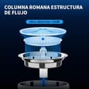 PETKIT EVERSWEET Fuente para Gatos, Acero Inoxidable, Bomba Inalámbrica, Control de App, 1.8L Bebedero Gatos/Perros, Ultrasilencioso, Filtro Triple, 3 Flujos de Agua, no es Fácil de Retener Bacterias - 7