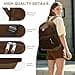 RAVUO Cord Backpack Men Women School Backpack Teenager for Girls and Boys 15.6 Inch Laptop Backpacks Backpack Women Men Daypacks with Side Pockets, brown - 3