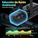 FIFINE XLR Streaming Micrófono Dinámico de Podcast, RGB Gaming Micrófono USB con Soporte Microfono per Ordenador PS4 PS5, para Podcast Estudio Podcasting Grabación - 7