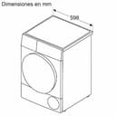 Bosch - Secadora con Bomba de Calor, Serie 6, 9 kg, AutoDry, Silenciosa, Media Carga, Antracita, WQG245DRES - 10