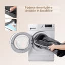 EHEYCIGA Cuccia Cane Interno Taglia Media, Cuscino Cane Impermeabile Sfoderabile e Lavabile, Letto per Cani con tre Lati Rialzati Ortopedico, Cuccia Divano per Cani, Grigio Scuro, 91x68x16cm - 6