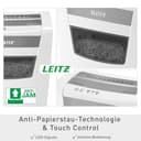 Leitz IQ Aktenvernichter Home Office, 12-10 Blatt (70-80 g/m²), TÜV+GS zertifiziert, Partikelschnitt, Sicherheitsstufe P4, Die Nummer 1 am Markt, 23L Behälter, Schredder für Büro, Weiß, 80090000 - 6