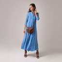 LEABAGS a mano da donna | Borsa a tracolla in vera pelle di alta qualità | Borsa a spalla | Borsa da donna per lavoro, università, scuola e tempo libero | M (23 x 22 x 6 cm) | Vintage Cognac - 3