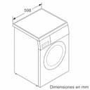 Bosch Lavadora, Libre Instalación, 9 kg, Serie 6, EcoSilence, Blanco, WUU28T66ES - 9