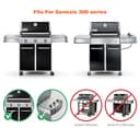 Onlyfire Cast-Iron Griddle Plancha for Weber Genesis 300 Series, Genesis E/S-310/320/330, EP-310/320/330 (2007-2016), Replacement Reversible Cooking Griddle for Weber 7528 - 7