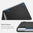 Spigen Cover Urban Fit Compatibile con MacBook Pro 16 pollici M4 Pro / M4 Max (2024) M3/M2/M1 Pro/Max (2023-2021), Custodia in Tessuto Anti-Impronta e Antigraffio - Nero - 3