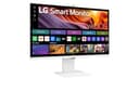 LG SMART Monitor 32U850SA-W, 4K UHD IPS 32 inch, 60Hz, 5ms GtG, HDR10, Wi-Fi, Bluetooth, Airplay, webOS smart apps with remote, Webcam, Built-in speakers, HDMI, USB-C (90W PD), White - 16