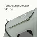 Bugaboo Capota ventilada Dragonfly, extensible para una protección adicional y una protección solar óptima, repelente al agua, Pine Green - 3