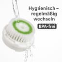 Ersatzbürstenköpfe kompatibel mit Clariso-nic Mia 1/2, Aria, Plus, Smart Profile – Sensitive & Deep Pore Gesichtsreinigungsbürsten – 4 Stück Nylon-Bürstenkopf für sanfte und porentiefe Reinigung - 4