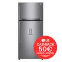LG GTF744PZPED Frigorifero Doppia Porta, Classe E, 509l, Wi-fi, Door Cooling, Gestione Umidità,dispenser Acqua, Cassetto 0 Gradi, Fabbricatore Del Ghiaccio, Compressore Smart Inverter, Inox - 2
