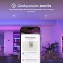 Nanoleaf Downlight LED Techo Empotrable WiFi, Inteligente Regulable Multicolor 550LM 1200K-6500K, Corte 75–85 mm,Smart Foco Empotrable Compatible con Alexa y Google - 7
