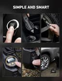 AstroAI Auto Luftpumpe Elektrisch Luftkompressor Digital Tragbar Air Compressor, LCD Bildschirm 12V DC Verpackung für Auto, Fahrrad, Motorrad, Ball usw - 7