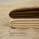 TILLHÅLL Wolldecke aus 100% Bio-Schurwolle | Natürlich Wärmend & Feuchtigkeitsregulierend | Robust & Langlebig | Made in Germany | 150x200 cm | Beige - 6