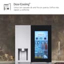 LG GSXE90MBAD - Frigorífico Side by Side, Serie 900, Instaview Door-In-Door, Clasificación D, 628 L, Acero texturizado antihuellas, - 8