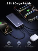 UGREEN Nexode 45W Power Bank 20000mAh Batería Externa Carga Rápida Cable USB C Integrado PD3.0 Cargador Portátil PC LED Compatible con iPhone 17 16 15 Plus Pro MAX Galaxy S25 S24 A56 A16 MacBook iPad - 4
