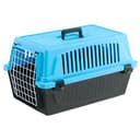 Ferplast Trasportino Rigido per Cani Piccola Taglia e Gatti Atlas 20 El, Box per Trasporto di Animali, Plastica Robusta, Porta in Acciaio Plasticato, Griglie per L'Aerazione, 37 X 58 X 32 cm Azzurro - 1