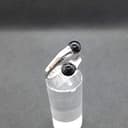 Anello in Argento Sterling Fatto a Mano Con Onice Nero Solido Timbrato 925 - 3