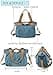 Chikencall Women Ladies Bags Casual Vintage Hobo Canvas Mulit-Pocket Daily Purse Messenger Top Handle Shoulder Large Tote Shopper Handbag Shopping Graffiti European Style Bags - 2