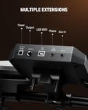 Donner Batteria Elettrica, Batteria Elettronica per Principianti con 180 Suoni, Batteria a Rete Silenziosa con Pedali per Impieghi Pesanti-DED-80 - 8