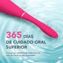 FOREO ISSA 4 cepillo de dientes eléctrico sónico recargable 4 en 1 con USB, cabezal extra, silicona suave, blanqueador dental, impermeable, ideal para viaje, limpieza profunda - Fuchsia - 2