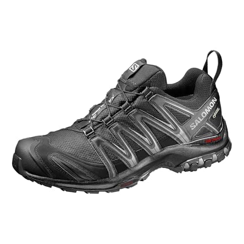 Salomon XA PRO 3D Gore-Tex, Herren Wasserdichte Trailrunning-Schuhe, Schwarz und Magnet, 44