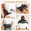 Brelley Masajeador Cervical y Espalda, Masaje con Calor Relajante, Ideal para Aliviar el Dolor Muscular, Regalo para Mujeres y Hombres, Mamá y Papá - 6
