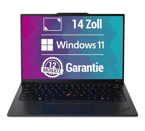 Lenovo ThinkPad X1 Carbon Gen 12 14 Inch Full HD+ Notebook - Intel Core Ultra 7-165U with 12 Cores - 64GB RAM - 1000GB NVMe M.2 SSD - Windows 11 Pro - German - QWERTZ (21KDS2W000)