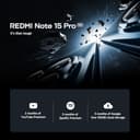 XIAOMI Redmi Note 15 Pro 5G, Smartphone 8+256 GB, Massive 6580mAh Battery, IP66/IP68, New 200MP Camera, 6.83" AMOLED Display, Black, Warranty 2 years, Charger Not Included - 2