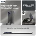 Motorola Edge 70 Smartphone (Robustes 6,67"-Super-HD+-Display Dank Corning Gorilla Glass 7i, 50-MP-Kamera, 12/512 GB, 4800 mAh, 68W-TurboPower-Aufladen) Pantone Gadget Gray, inkl. Schutzcover - 2