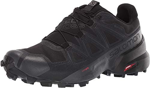 Salomon Speedcross 5 Gore-tex, Scarpe da Trail Running Uomo, Black Black Phantom, 42 2/3 EU